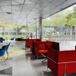 Modern Business Space Office with futuristic setting